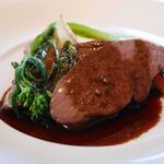 フランス料理 ル・クール - 猪肉の赤ワインソース