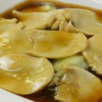 Abalone stewed with oysters