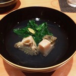 Tashima - ○鮑とかつお菜の清汁様