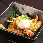 Aomori Shamorock chicken skin ponzu sauce