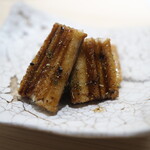 鮨 なんば - 穴子を焼いて山椒で