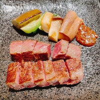 鉄板焼き あおやま - 黒毛和牛ランプ100g