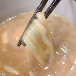 蕾 - 【2020.1.8(水)】特製煮干しつけ麺(並盛・200g)1,180円の麺