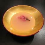 恵比寿　くろいわ - 桜酒です。