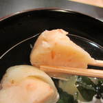 恵比寿　くろいわ - 百合根と伊勢海老のだんごも素晴らしい。