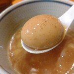 蕾 - 【2020.1.8(水)】特製煮干しつけ麺(並盛・200g)1,180円の味玉