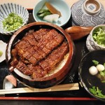 うなぎ本丸 - ひつまぶし(肝吸・上新香付き)3700円