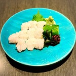 酒菜 竹のした - 穴子の名産地広島ならではのお造りです！！(o^^o)