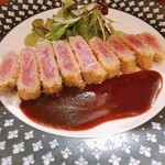 下北沢 ビストロ Bon - 牛カツのデミグラソース