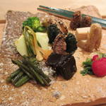 恵比寿　くろいわ - きれいなお漬物。