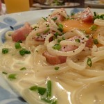 鎌倉パスタ - さっぱり目のクリームソースが生パスタに合います