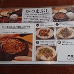 うな嘉 - メニュー