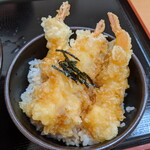 宝製麺所 - 海老天丼(並)　390円