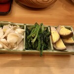 鰻家 - つまみ三点盛