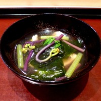 銀座 朱雀 - あいなめ椀
