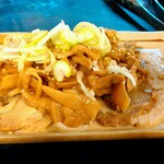 焼肉食堂 リキ太郎 - 自家製チャーシューとメンマのおつまみセット　700円