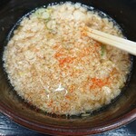 Soba Dokoro Kogin - 天かすを避けて汁を飲むのが大好き。