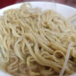 ラーメン二郎 - 天地返し。