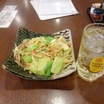 Washoku Yuma-Rutei - 野菜炒めとハイボール