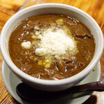 柴崎亭 - 料理写真:月曜日限定ドロりんちょカレーヌードル(¥1,000)