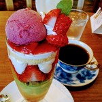 クリクリ - 苺のフロマージュパフェ¥1050  ~2020/1/20