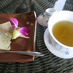 Jioufen Teahouse - 茶葉入りチーズケーキ