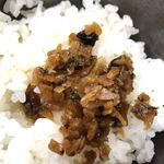 とれたて市ひぞっこ - 福神漬けみたいな、刻んだお漬物！美味しかったです♡