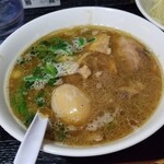 塩そば専門店 桑ばら - 鮭とばと鰯煮干しのつけそば 〜熱盛り〜