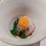 季節の料理と鉄板焼き ぐるり - 積丹産カレイの昆布締め