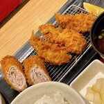 とんかつ 新宿さぼてん - カキフライの日御膳