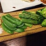 金町製麺 - 茹で野菜