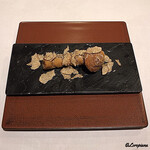 カーサ・デル・チーボ - 黄金茸のﾌﾘｯﾄ ｳｫｰﾀﾑﾄﾘｭﾌ掛け