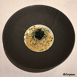 カーサ・デル・チーボ - 帆立とｷｬﾋﾞｱの冷製ｽﾊﾟｹﾞﾃｨｰﾆ