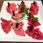 焼肉ぎゅうぎゅう - 黒毛和牛盛り
