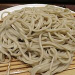 手打ちそば喜心 - そば麺のアップ