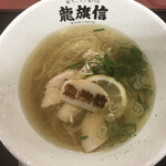 京都 龍旗信 - 津村商店の河内鴨と鶏の特上塩ラーメン(980円)