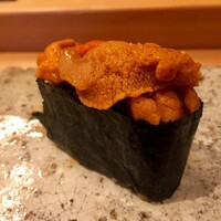 鮨 石島 - ランチ：お任せ4,000円　 ウニ　函館