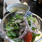 隠れ家262 - サラダ　スープ