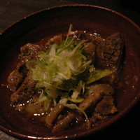先斗町 魯ビン - 牛すじと九条ねぎのポン酢