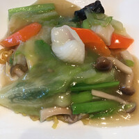 中国料理 大湖苑  - 海鮮あんかけ焼きそば (*´ω`*)