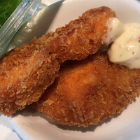 中国料理 大湖苑  - 鶏フライ 鮭フライ ( ´θ｀)