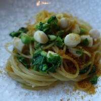 リストランテ･ヒロ チェントロ 丸ビル店 - 小柱と菜の花のペペロンチーノスパゲッティーニ