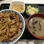 Yoshinoya - ねぎだく牛丼(特盛)＋Bセット(お新香・しじみ汁)