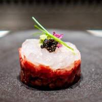 焼肉うしごろ 銀座並木通り店 - 富山県産白海老のタルタル