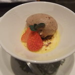 エノテカ・ラ・リコルマ - 2012/04　クリームブリュレとチョコチップアイス。