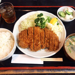 とんかつ宇田川 - 『ロースカツB定食』様(1650円)