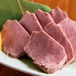 Tongue sashimi