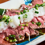 Beef lean meat tataki
