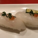 龍文支店 - 6キロの天然虎河豚の握り