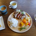 Green cafe ACB - ランチプレートチキン